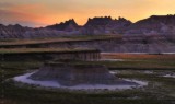 Badlands Sunset print