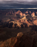Buttes bathed in Light-Vertical print