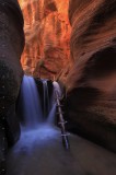 Red Canyon Falls print