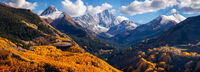 Capitol Peak & Blue Skies Panoramic | Colorado Mountain Photography