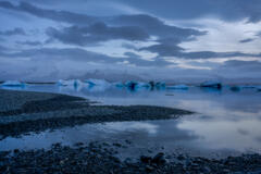 Midnight at Jökulsárlón 