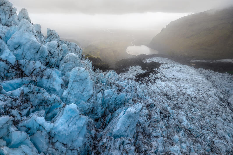 Ice Falls Falljökull print