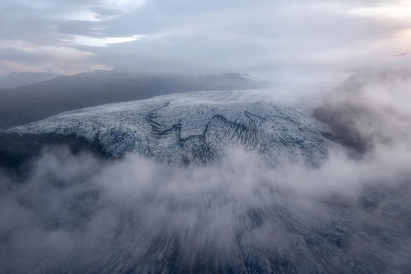 Shrouded Ice River print