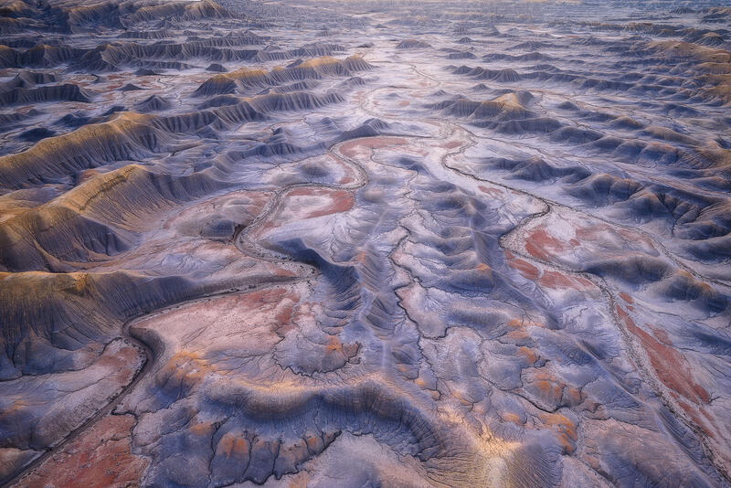 Pastel Rivers of Stone
