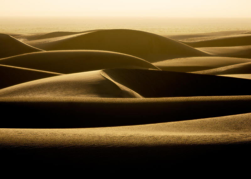 Golden Dunes | White Sand Dune Pictures for Sale print