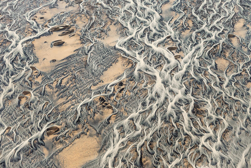 Crocheted Tributaries print