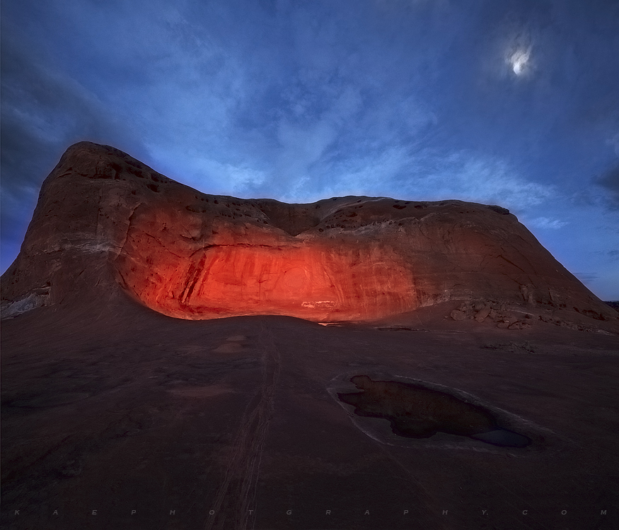 Dance Hall Rock Gathering in Celebration, Mormon members of the Hole-in-the-Rock Expedition found the smooth floor sheltering alcove, and...