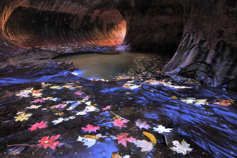 subway, zion national park, autumn